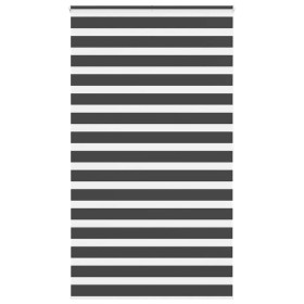 Estor cebra negro 135x200 cm tejido ancho 130,9 cm poliéster von , Jalousien und Jalousien - Ref: Foro24-4014268, Preis: 30,8...