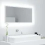 LED-Badezimmerspiegel aus weißem Acrylglas 90x8,5x37 cm von vidaXL, Badezimmerwaschtische - Ref: Foro24-804932, Preis: 49,54 ...