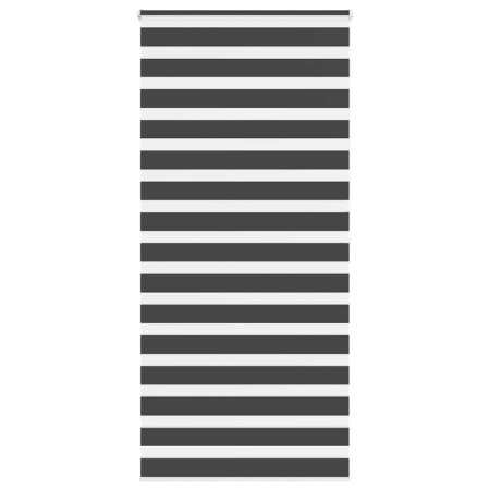 Estor cebra negro 110x200 cm tejido ancho 105,9 cm poliéster de , Persianas y estores - Ref: Foro24-4014263, Precio: 30,67 €,...