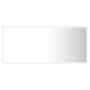 Espejo de baño LED acrílico blanco 90x8,5x37 cm by vidaXL, bathroom vanities - Ref: Foro24-804932, Price: 49,54 €, Discount: %