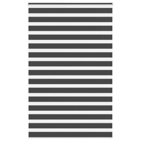 Estor cebra negro 145x230 cm tejido ancho 140,9 cm poliéster by , Blinds and blinds - Ref: Foro24-4014296, Price: 37,10 €, Di...