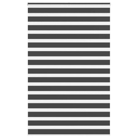Estor cebra negro 145x230 cm tejido ancho 140,9 cm poliéster de , Persianas y estores - Ref: Foro24-4014296, Precio: 37,10 €,...