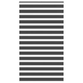Estor cebra negro 135x230 cm tejido ancho 130,9 cm poliéster by , Blinds and blinds - Ref: Foro24-4014294, Price: 29,06 €, Di...