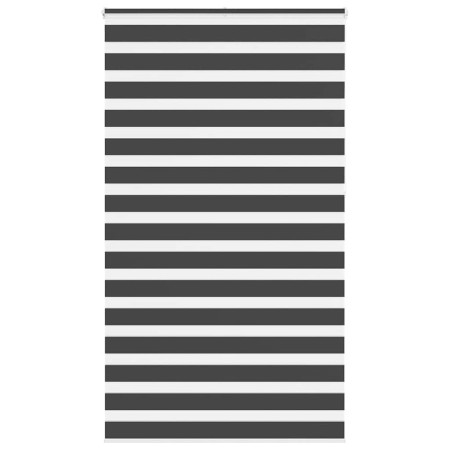 Estor cebra negro 135x230 cm tejido ancho 130,9 cm poliéster de , Persianas y estores - Ref: Foro24-4014294, Precio: 29,06 €,...