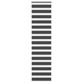 Estor cebra negro 65x200 cm tejido ancho 60,9 cm poliéster by , Blinds and blinds - Ref: Foro24-4014254, Price: 24,59 €, Disc...