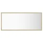 Espejo de baño LED acrílico color roble Sonoma 90x8,5x37 cm de vidaXL, Tocadores de baño - Ref: Foro24-804935, Precio: 47,20 ...