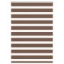 Estor cebra marrón 100x100 cm tejido ancho 95,9 cm poliéster by , Blinds and blinds - Ref: Foro24-4014313, Price: 23,60 €, Di...