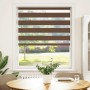 Estor cebra marrón 100x100 cm tejido ancho 95,9 cm poliéster by , Blinds and blinds - Ref: Foro24-4014313, Price: 23,60 €, Di...