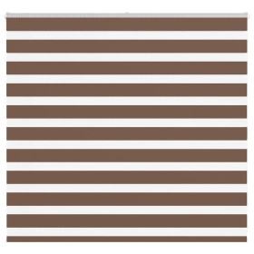 Estor cebra marrón 165x100 cm tejido ancho 160,9 cm poliéster de , Persianas y estores - Ref: Foro24-4014326, Precio: 27,12 €...
