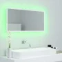 LED-Badezimmerspiegel aus weißem Acrylglas 90x8,5x37 cm von vidaXL, Badezimmerwaschtische - Ref: Foro24-804932, Preis: 49,54 ...