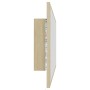 Sonoma Oak Color Acrylic LED Bathroom Mirror 90x8.5x37 cm by vidaXL, bathroom vanities - Ref: Foro24-804935, Price: 44,77 €, ...