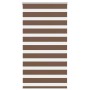 Estor cebra marrón 90x100 cm tejido ancho 85,9 cm poliéster by , Blinds and blinds - Ref: Foro24-4014311, Price: 22,49 €, Dis...
