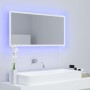 LED-Badezimmerspiegel aus weißem Acrylglas 90x8,5x37 cm von vidaXL, Badezimmerwaschtische - Ref: Foro24-804932, Preis: 49,54 ...