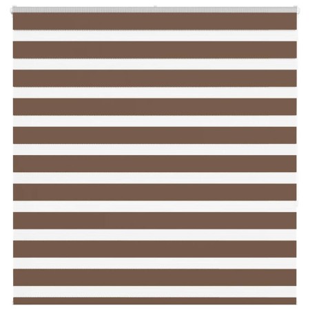 Estor cebra marrón 140x150 cm tejido ancho 135,9 cm poliéster by , Blinds and blinds - Ref: Foro24-4014347, Price: 34,28 €, D...