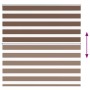 Estor cebra marrón 140x150 cm tejido ancho 135,9 cm poliéster by , Blinds and blinds - Ref: Foro24-4014347, Price: 34,28 €, D...