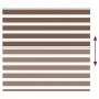 Estor cebra marrón 160x150 cm tejido ancho 155,9 cm poliéster by , Blinds and blinds - Ref: Foro24-4014351, Price: 34,56 €, D...