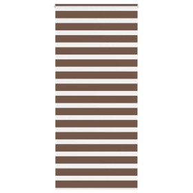 Estor cebra marrón 110x230 cm tejido ancho 105,9 cm poliéster by , Blinds and blinds - Ref: Foro24-4014393, Price: 33,28 €, D...