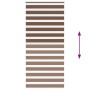 Estor cebra marrón 110x230 cm tejido ancho 105,9 cm poliéster by , Blinds and blinds - Ref: Foro24-4014393, Price: 33,28 €, D...