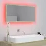 Espejo de baño LED acrílico color roble Sonoma 90x8,5x37 cm de vidaXL, Tocadores de baño - Ref: Foro24-804935, Precio: 47,20 ...