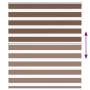 Estor cebra marrón 130x150 cm tejido ancho 125,9 cm poliéster by , Blinds and blinds - Ref: Foro24-4014345, Price: 30,84 €, D...