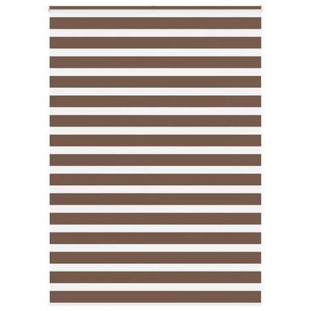 Estor cebra marrón 160x230 cm tejido ancho 155,9 cm poliéster von , Jalousien und Jalousien - Ref: Foro24-4014403, Preis: 39,...