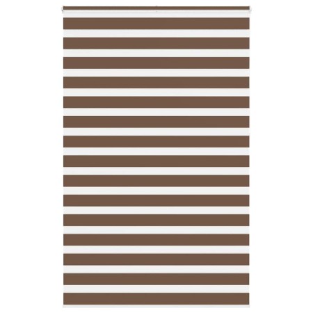 Estor cebra marrón 150x230 cm tejido ancho 145,9 cm poliéster by , Blinds and blinds - Ref: Foro24-4014401, Price: 37,74 €, D...