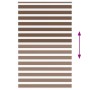 Estor cebra marrón 150x230 cm tejido ancho 145,9 cm poliéster by , Blinds and blinds - Ref: Foro24-4014401, Price: 37,74 €, D...