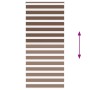 Estor cebra marrón 95x200 cm tejido ancho 90,9 cm poliéster by , Blinds and blinds - Ref: Foro24-4014364, Price: 28,46 €, Dis...
