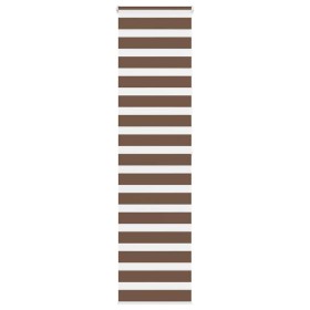 Estor cebra marrón 65x200 cm tejido ancho 60,9 cm poliéster by , Blinds and blinds - Ref: Foro24-4014358, Price: 22,58 €, Dis...