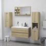 Badezimmerspiegel aus Sonoma-Eichensperrholz, 90 x 10,5 x 45 cm von vidaXL, Badezimmerwaschtische - Ref: Foro24-805018, Preis...