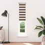 Estor cebra marrón 40x230 cm tejido ancho 35,9 cm poliéster de , Persianas y estores - Ref: Foro24-4014379, Precio: 17,74 €