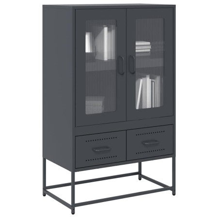 Aparador de acero antracita 68x39x111,5 cm de , Aparadores - Ref: Foro24-853364, Precio: 148,66 €, Descuento: %