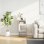 Mesita de noche acero laminado en frío blanco 36x39x78 cm de , Aparadores - Ref: Foro24-853415, Precio: 47,86 €