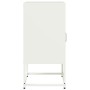Mesita de noche acero laminado en frío blanco 36x39x78 cm de , Aparadores - Ref: Foro24-853415, Precio: 47,86 €