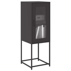 Aparador de acero laminado en frío negro 36x39x107 cm by , Sideboards - Ref: Foro24-853398, Price: 68,43 €, Discount: %