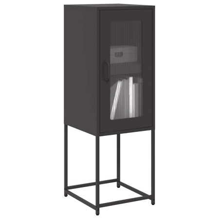 Aparador de acero laminado en frío negro 36x39x107 cm von , Sideboards - Ref: Foro24-853398, Preis: 66,93 €, Rabatt: %