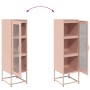 Aparador de acero laminado en frío rosa 36x39x123 cm by , Sideboards - Ref: Foro24-853393, Price: 96,09 €, Discount: %