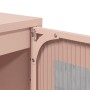 Aparador de acero laminado en frío rosa 36x39x123 cm by , Sideboards - Ref: Foro24-853393, Price: 96,09 €, Discount: %