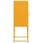 Aparador de acero laminado en frío amarillo 36x39x107 cm by , Sideboards - Ref: Foro24-853401, Price: 71,18 €, Discount: %