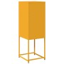 Aparador de acero laminado en frío amarillo 36x39x107 cm by , Sideboards - Ref: Foro24-853401, Price: 71,18 €, Discount: %