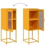 Aparador de acero laminado en frío amarillo 36x39x107 cm by , Sideboards - Ref: Foro24-853401, Price: 71,18 €, Discount: %