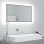 Espejo de baño acrílico gris hormigón 80x8,5x37 cm | Foro24.es | Tu tienda online para hogar, jardín y más Foro24.es