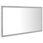 Espejo de baño acrílico gris hormigón 80x8,5x37 cm | Foro24.es | Tu tienda online para hogar, jardín y más Foro24.es