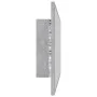 Concrete gray acrylic bathroom mirror 80x8.5x37 cm by vidaXL, bathroom vanities - Ref: Foro24-804928, Price: 56,41 €, Discoun...
