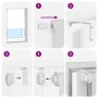 Estor enrollable para ducha tela 110x240 cm ancho 106 cm by , Blinds and blinds - Ref: Foro24-4014925, Price: 16,01 €, Discou...