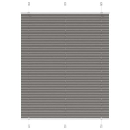 Estor Plisado Antracita 105x150 cm Tela Ancho 104,4cm Poliéster de , Persianas y estores - Ref: Foro24-4015093, Precio: 18,48...
