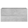 Concrete gray plywood sink cabinet 90x38.5x45 cm by vidaXL, Bathroom furniture - Ref: Foro24-804759, Price: 45,67 €, Discount: %
