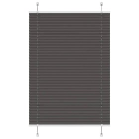 Estor Plisado negro 85x100 cm Tela Ancho 84,4 cm Poliéster by , Blinds and blinds - Ref: Foro24-4015123, Price: 20,86 €, Disc...