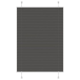 Estor Plisado negro 85x150 cm Tela Ancho 84,4 cm Poliéster by , Blinds and blinds - Ref: Foro24-4015140, Price: 19,65 €, Disc...