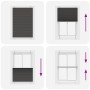 Estor Plisado negro 85x150 cm Tela Ancho 84,4 cm Poliéster by , Blinds and blinds - Ref: Foro24-4015140, Price: 19,65 €, Disc...